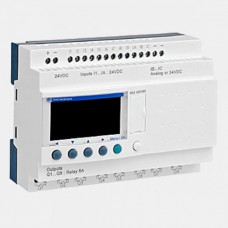 Sterownik Zelio Logic 12 wejść dyskretnych 8 wyjść przekaźnikowych 24V DC SR2A201BD
